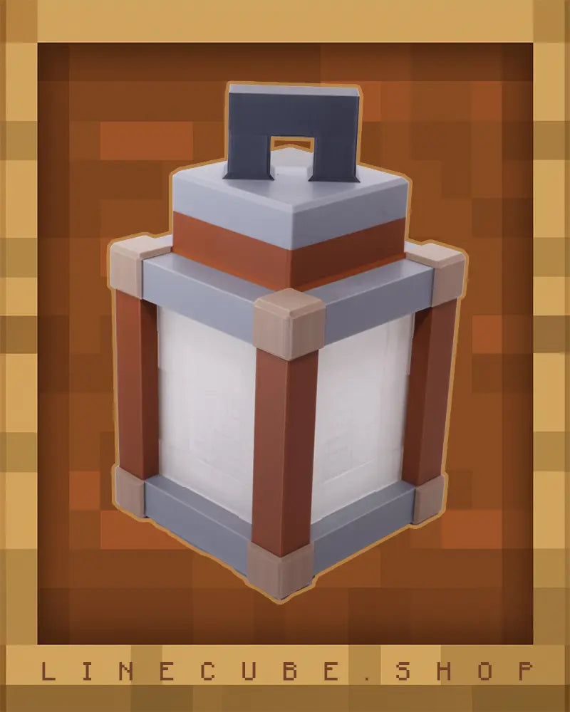 Warm Pixel Lantern Night Light  Rechargeable (170mm)