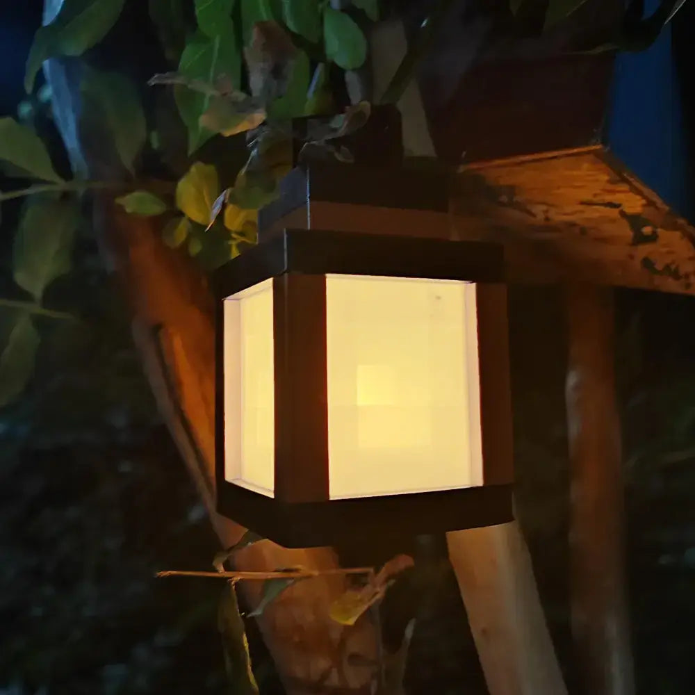 Warm Pixel Lantern Night Light  Rechargeable (170mm)