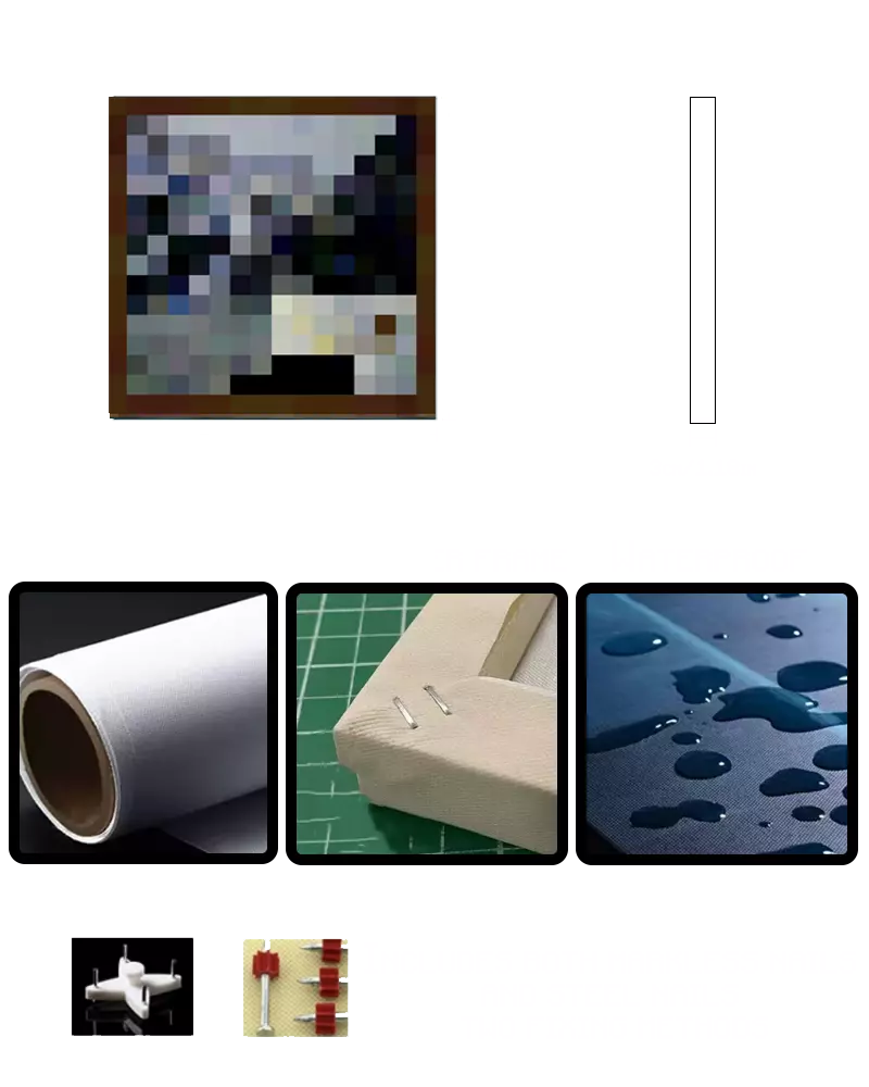 ”de_aztec“ - Pixel Style Art Painting Retro Gaming Room Decor