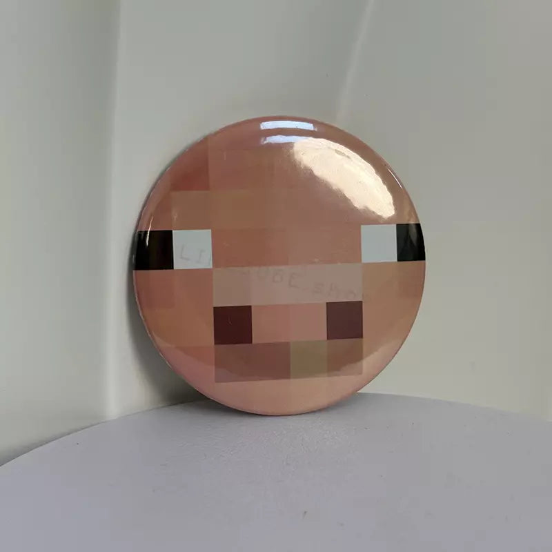 Pixel Art Button Pins – Retro Style Metal Badges for Bags, Jackets & Accessories