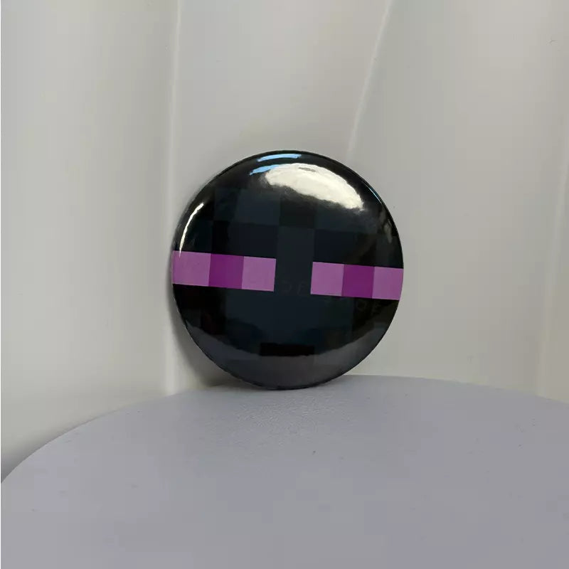 Pixel Art Button Pins – Retro Style Metal Badges for Bags, Jackets & Accessories