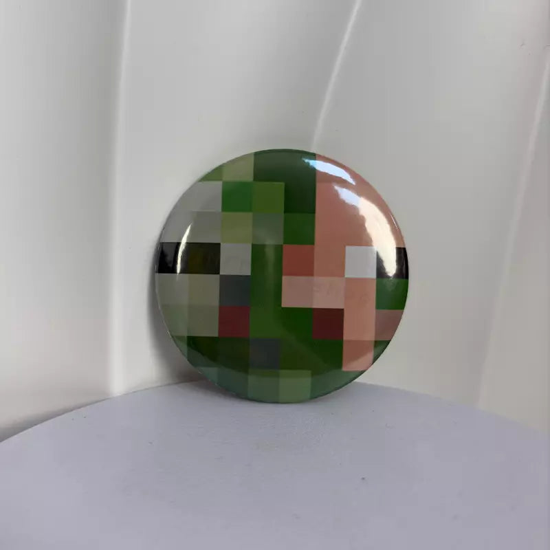 Pixel Art Button Pins – Retro Style Metal Badges for Bags, Jackets & Accessories