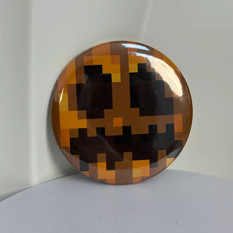Pixel Art Button Pins – Retro Style Metal Badges for Bags, Jackets & Accessories
