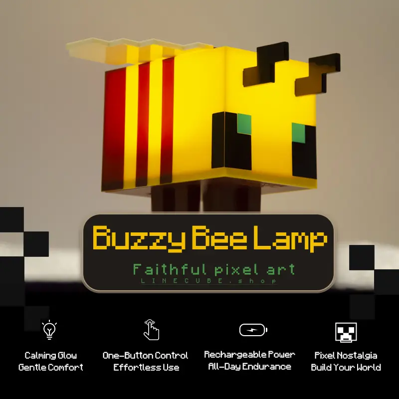 Buzzy Bee Yellow Figural Mood Light