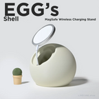 The Egg Shell MagSafe+Stand - Minimalist MagSafe Charging Stand (Qi2 Compatible)