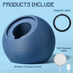 The Egg Shell MagSafe+Stand - Minimalist MagSafe Charging Stand (Qi2 Compatible)