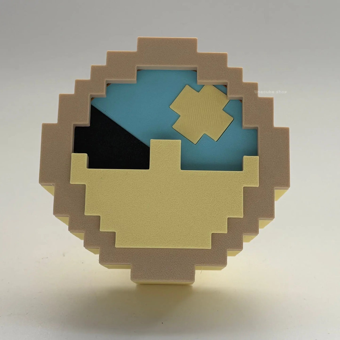 PIXEL DAY-NIGHT CLOCK – BLOCK STYLE TIMEPIECE FOR DESK & DECOR