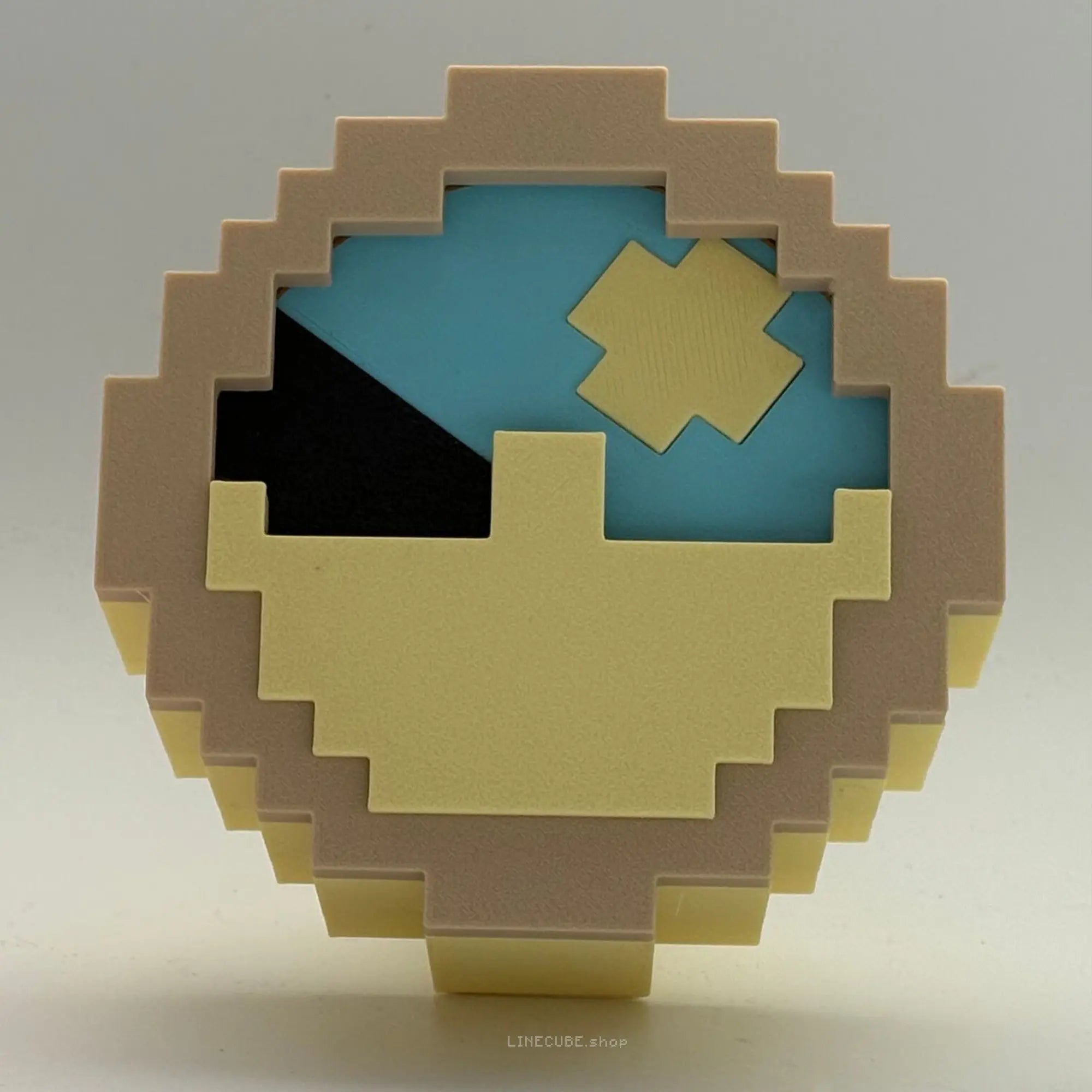 PIXEL DAY-NIGHT CLOCK – BLOCK STYLE TIMEPIECE FOR DESK & DECOR