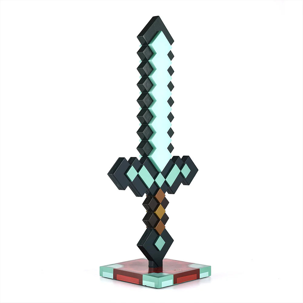3D Diamond Sword Desk Lamp - 14 Inch