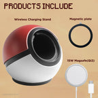The Trainer's Sphere MageSafe+Stand - Retro Gaming MagSafe Stand (Qi2 Compatible)