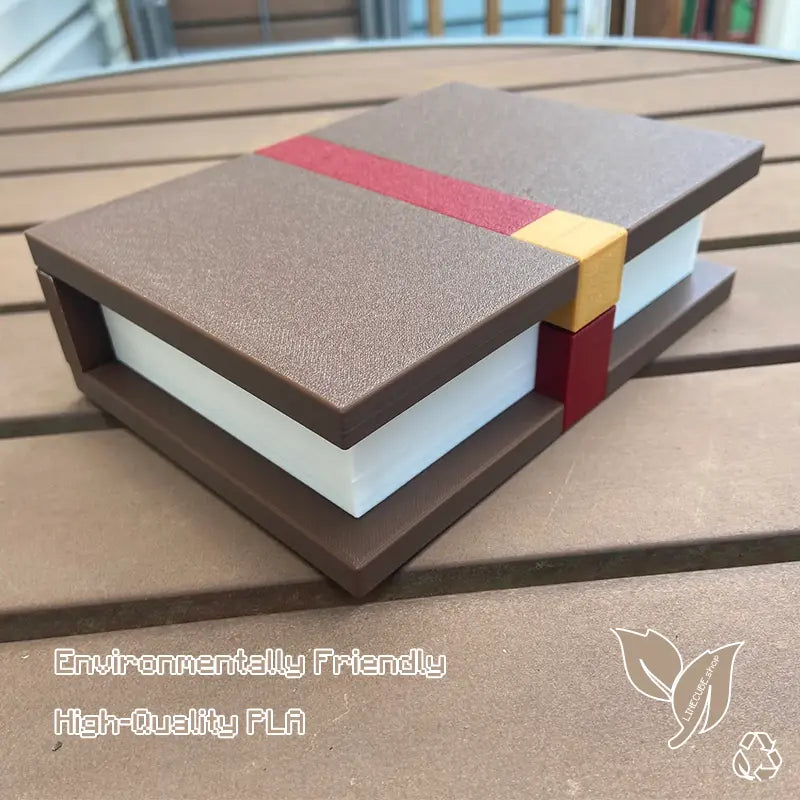 LINECUBE TOME SET - Pixel Book Desk Organizer – Split Pen & Memo Case