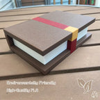 LINECUBE TOME SET - Pixel Book Desk Organizer – Split Pen & Memo Case