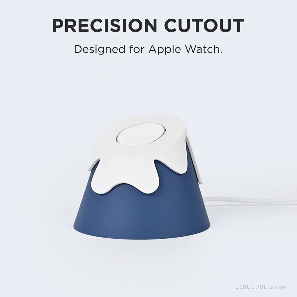 Mini FUJI Mountain: Dual-Tone Apple Watch Charging Stand (Dock Only)